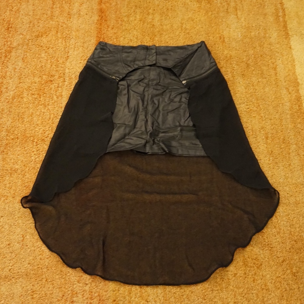 High Low Detachable Skirt